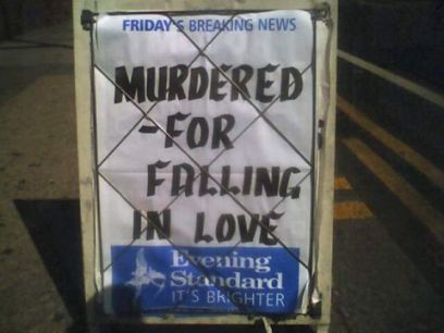 evening standard headline poster board
