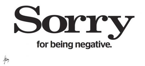 Evening Standard: Sorry for being negative Evening Standard: Sorry for being negative