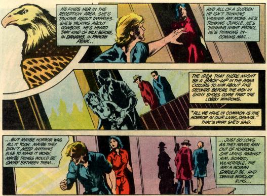 Panel from Swamp Thing #20 Panel from Swamp Thing #20