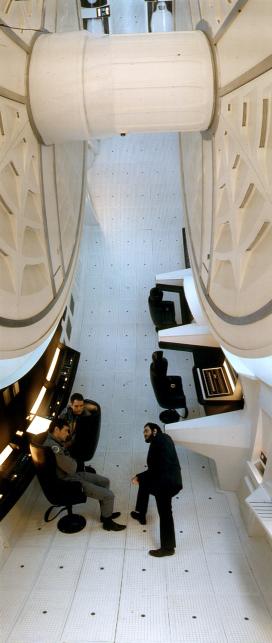 Stanley Kubrick On The Set Of 2001 Stanley Kubrick On The Set Of 2001