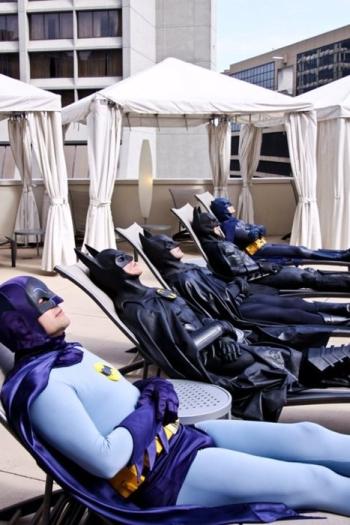 Batmen Reclining Batmen Reclining